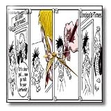 When Cartoon Characters Ask For Happy Endings - 10x10 Wall Clock