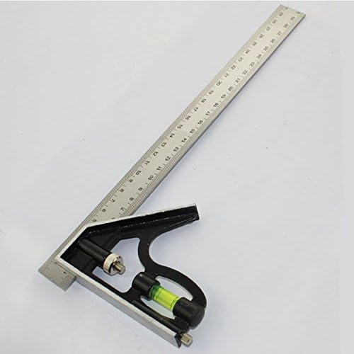 Combination Square 300mm Measuring Carpenter Gauge Scriber Spirit Level