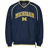 Michigan Wolverines Navy Blue Stratus Pullover Jacket