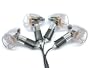 Motorcycle 4 pcs Chrome Mini Clear Bullet Turn Signals Fits Metric Cruisers, Harleys, Choppers Enhance the look with these Mini Bullet Chrome Turn Signals Blinkers, Harley Davidsons, Suzuki, Honda, Kawasaki, Yamaha Cruisers, Scooters, Vespa, Moped