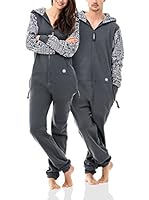 ZIPUPS Mono-Pijama Africana Cool (Gris)