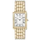 14K Solid Gold Mens Rectangle Movado Watch with Roman Numerals by Movado