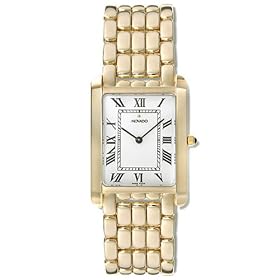Click here to buy 14K Solid Gold Mens Rectangle Movado Watch with Roman Numerals by Movado.