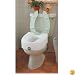 Ableware 725753101 Bath Safe Lock On Elevated Toilet Seat