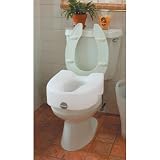 Ableware 725753101 Bath Safe Lock On Elevated Toilet Seat