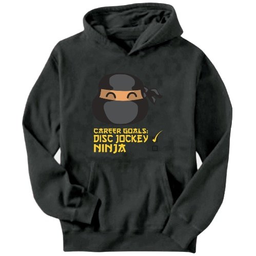 This Disc Jockey Hoodie has undergone extensive quality control before reaching you.  We have over 10 years experience in selling products on the internet.  The items are created by us and are even customizable! Just contact our g...
