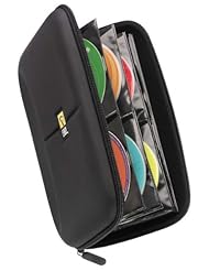 Case Logic CDE-48 48 Capacity Heavy Duty CD Wallet, Black