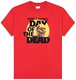 Day of the Dead - Zombie Head Specialty Products T-Shirt, L - Red