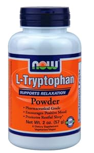 NOW L-Tryptophan Powder 2 Oz ( Multi-Pack)