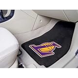 Los Angeles Lakers NBA 2-Piece Printed Carpet Car Mats (18x27")"