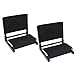 Ohuhu Stadium Seats Bleacher Seat Chairs with Backs and Cushion, Folding & Portable, 1 Pack