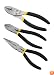 Stanley 84-114 3 Piece Basic 6-Inch Slip Joint, 6-Inch Long Nose, and 6-Inch Diagonal Plier Set