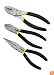 Stanley 84-114 3 Piece Basic 6-Inch Slip Joint, 6-Inch Long Nose, and 6-Inch Diagonal Plier Set