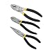 Stanley 84-114 3 Piece Basic 6-Inch Slip Joint, 6-Inch Long Nose, and 6-Inch Diagonal Plier Set
