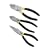 Stanley 84-114 3 Piece Basic 6-Inch Slip Joint, 6-Inch Long Nose, and 6-Inch Diagonal Plier Set