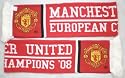 Manchester United FC Scarf - European Champions - Red