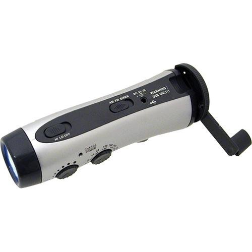 Kaito Electronics Inc. KA404 Dynamo AM/FM Radio with Super Bright Flashlight