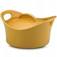 Rachael Ray 2.75 qt Round Casserole - Blue, Chocolate, Orange, Yellow