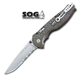SOG Flash 2 Folding Knives - Silver AUS8 Stainless Steel