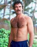 TOM SELLECK 8X10 COLOR PHOTO