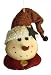 8.5" Country Heritage Plush Snowman Head Christmas Ornament