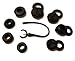 Set 8pcs Black Earbuds 1pc Earhook for Aliph Jawbone ERA Wireless Bluetooth Headset Ear Gel Bud Tip Gels Buds Tips Eargel Earbud Eartip Eargels Eartips Earhook Earloop Earclip Hook Loop Clip Replacement Part Parts  : image