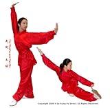 Tai Chi Kung Fu Uniform - Brandless Red Adout Long Sleeve