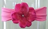Madeline Baby Flower Headband (Hot Pink)