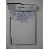 INVITATIONS FOR BRIDAL SHOWER LILAC FLOWER LOOK
