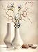 Willow Twigs with Blue Flowers Art Poster Print by Karin Valk, 10x12