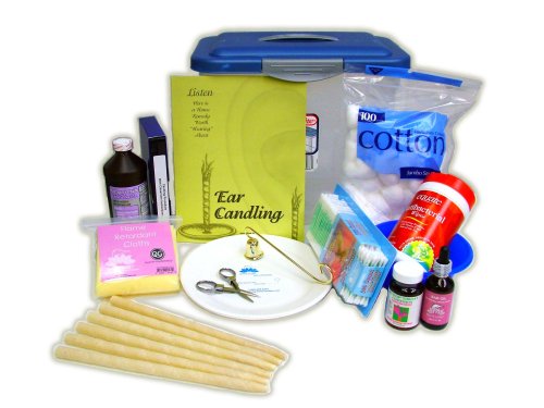 White Egret Earomatherapy Candling Starter Kit (12 candles) by White Egret Earomatherapy