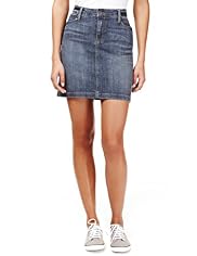 Indigo Collection Cotton Rich Denim Skirt