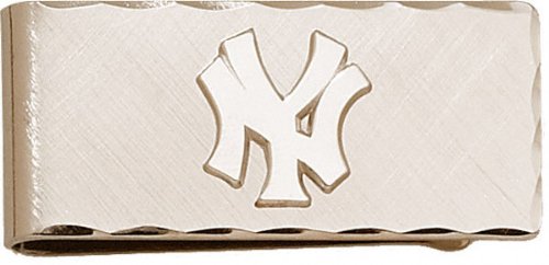 New York Yankees Gold Plated Brass Money Clip