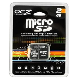 Click here to buy 2GB Micro Sd Card with Adapter by OCZ Technology.