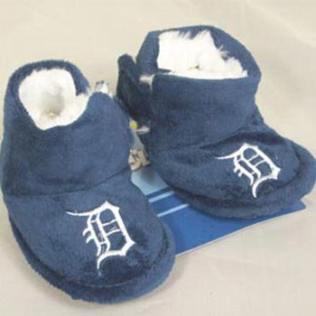 Detroit Tigers MLB Baby High Boot Slippers - 6-9 Months