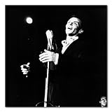 Frank Sinatra B&W Matte Photograph - 12x12 Inches