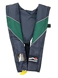 Sospenders® Sport Series Boating Manual Inflatable PFD, NAVY/GREEN