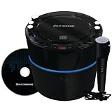 Electrohome EAKAR300 Karaoke CD+G Player Speaker System with MP3 and 2 Microphone Inputs
