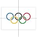 Flag, 5ft x 3ft, Olympic