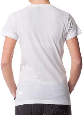 Metal Mulisha Women's Free Me Cotton Shirt,White,L US