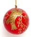 Hand Painted Paper Mache Christmas Ornament-Birds