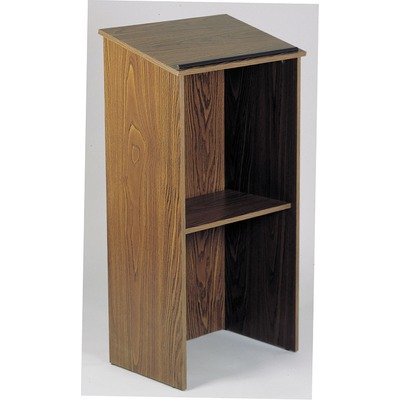 Full Floor Lectern with Optional Casters Finish: Light Oak