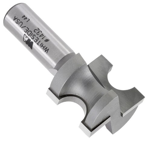 Whiteside Router Bits 1433 Half Round Bit with 3/8-Inch Radius and 1-1/4-Inch Cutting Length