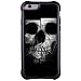 iPhone 6 6s Case, True Color® Skull X-Ray Emboss Printed Impact Resistant TPU Protective Anti-slip Grip Snap-On Soft Rugged Cover Skin [True Impact Series] +FREE Stylus and Screen Protector
