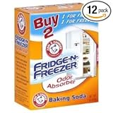 Arm & Hammer Baking Soda Fridge Freezer Package, 16-Ounce Boxes (Pack of 12)