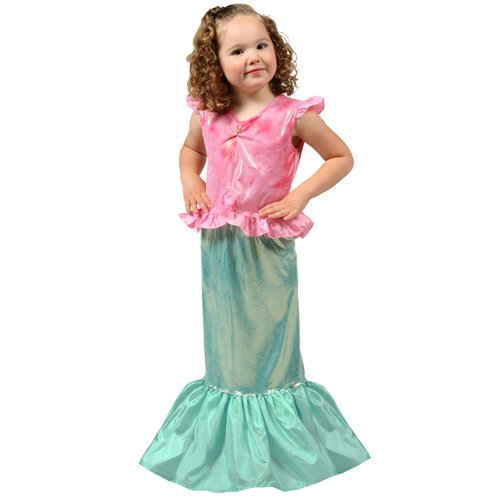 Toddler Little Girls Mermaid Halloween Dress Up Costume S-XL