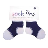 from Sock Ons Sock Ons - 6-12 months New Larger Size- Colour NAVY BLUE (Model 6-12 Navy Blue)