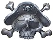 Mens "Pirate Skull" Lighter Metal Belt Buckle