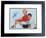 Jenna Elfman & Thomas Gibson Autographed/Hand Signed 8x10 DHARMA & GREG Photo BLACK CUSTOM FRAME