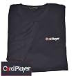 Navy Blue CardPlayer Sport Shirt-Large